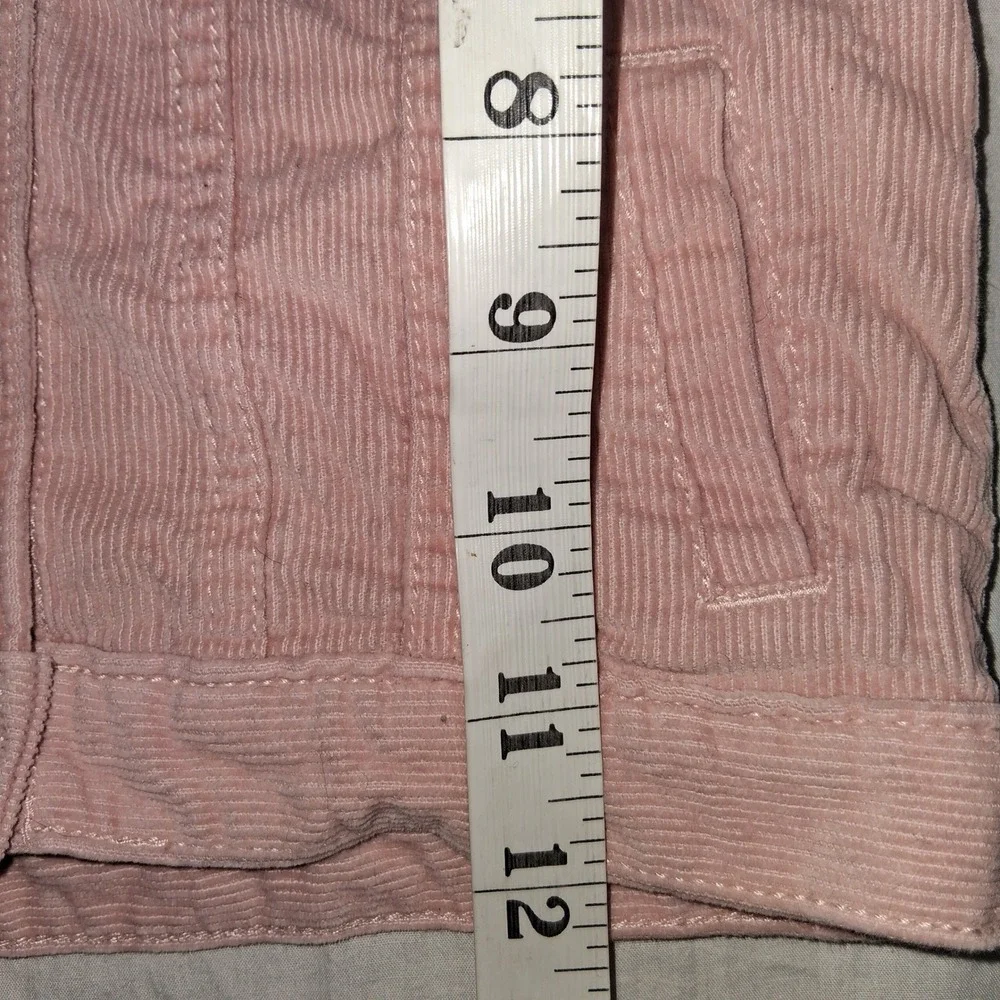 OshKosh‎ B'gosh Toddler Girl Pink Corduroy Sherpa Lined Trucker Jacket Size 3T